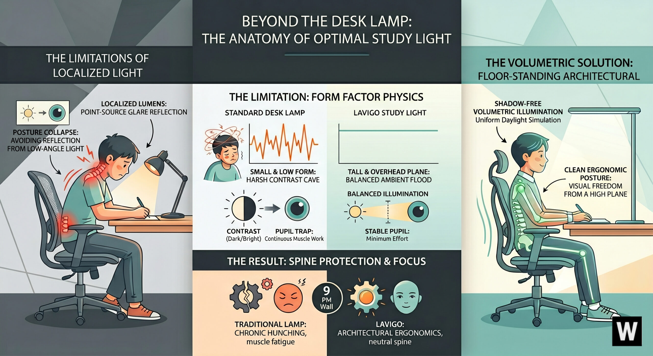why does my kid get tired studying at night, child eye strain from desk lamp, causes of homework fatigue